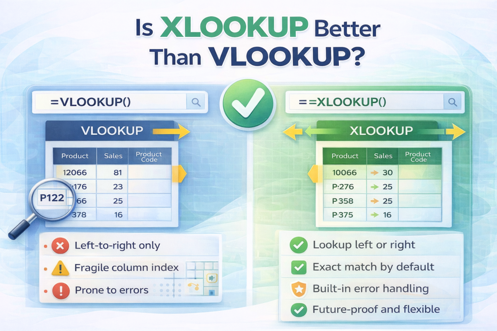 Is XLOOKUP Better Than VLOOKUP?